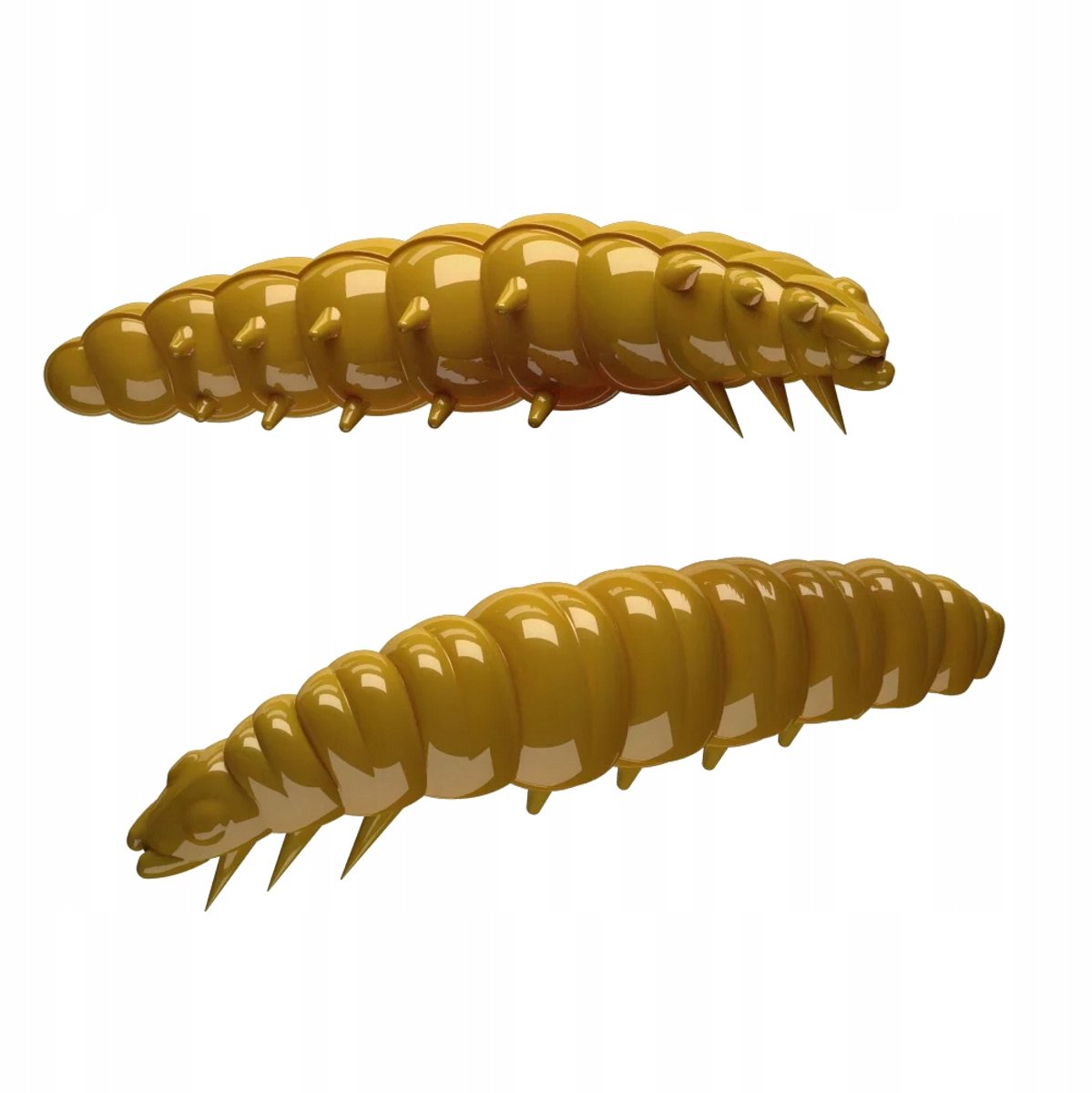 Merkloze Larva Kunstaas - 2.5cm, 25 stuks, Kaasaroma