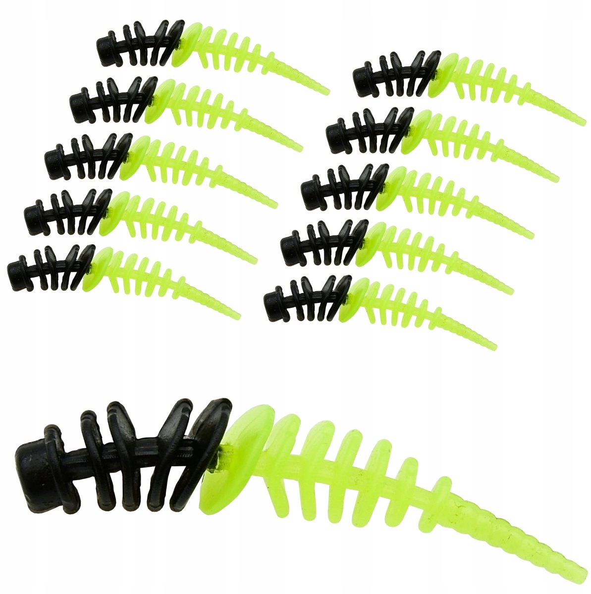 10x TANTA Zachte Vis Lokaas 5cm 0.8g Baars Forel Snoekbaars