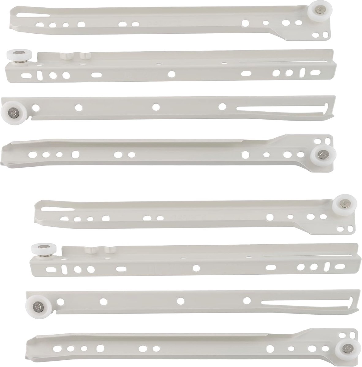 Ladegeleiders 25 cm - staal - max. belastbaarheid 25 kg - ideaal voor meubelassemblage - ShopVlot