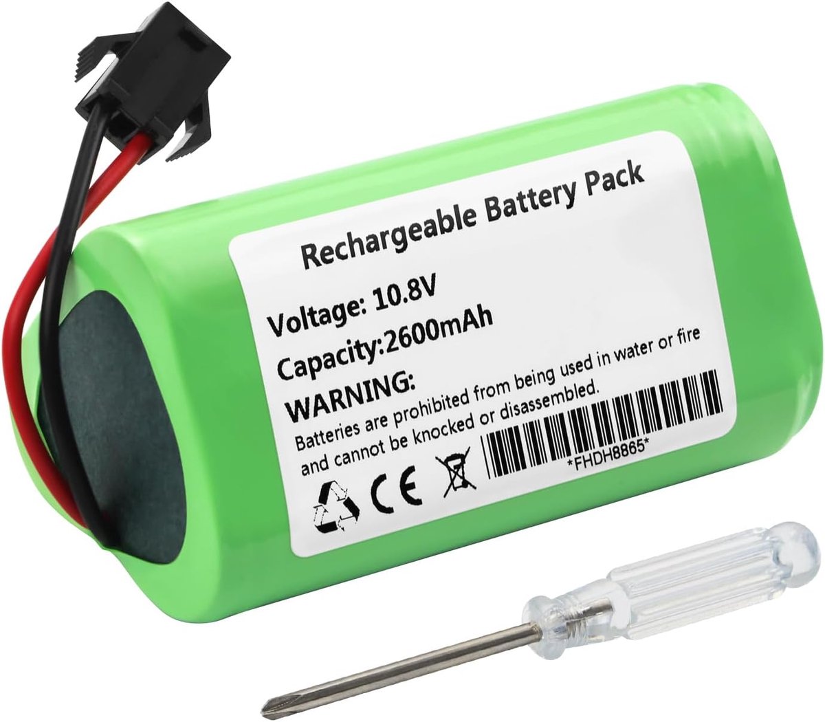 ANTIEE Vacuum Cleaner Batterie pour Vactidy T6, T7, T8 Robots avec Aspirators,PN:Vactidy Ls001-02 10.8V 2600mAh/28.08wh - ShopVlot