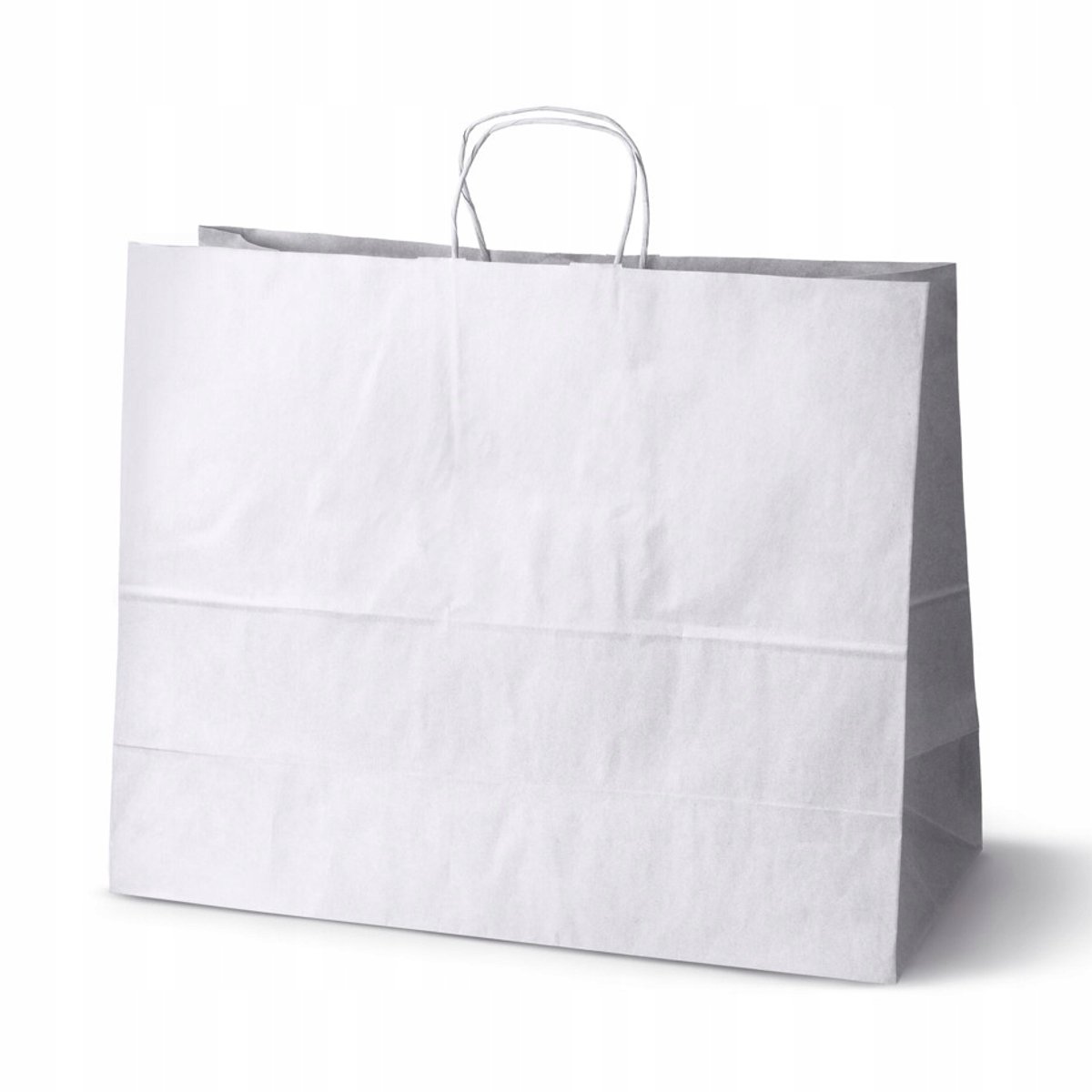 25x Witte Papieren Zakken 50x18x39 cm - Eco Catering