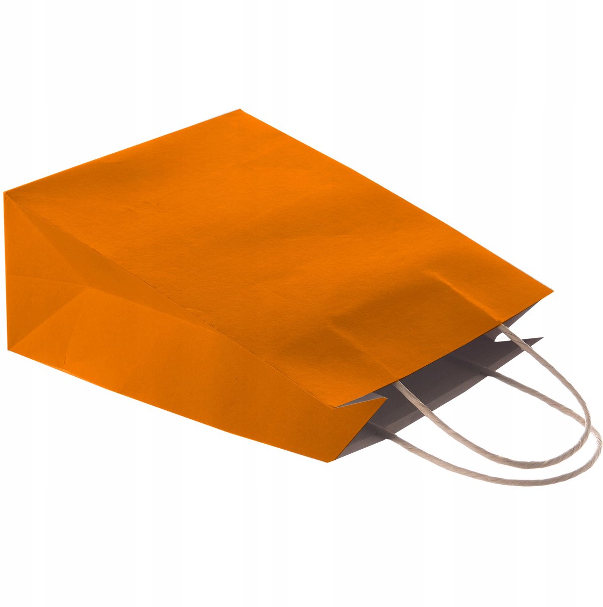 Oranje Papieren Cadeautas A4 24x10x32cm - 25 Stuks - Eco Kraft