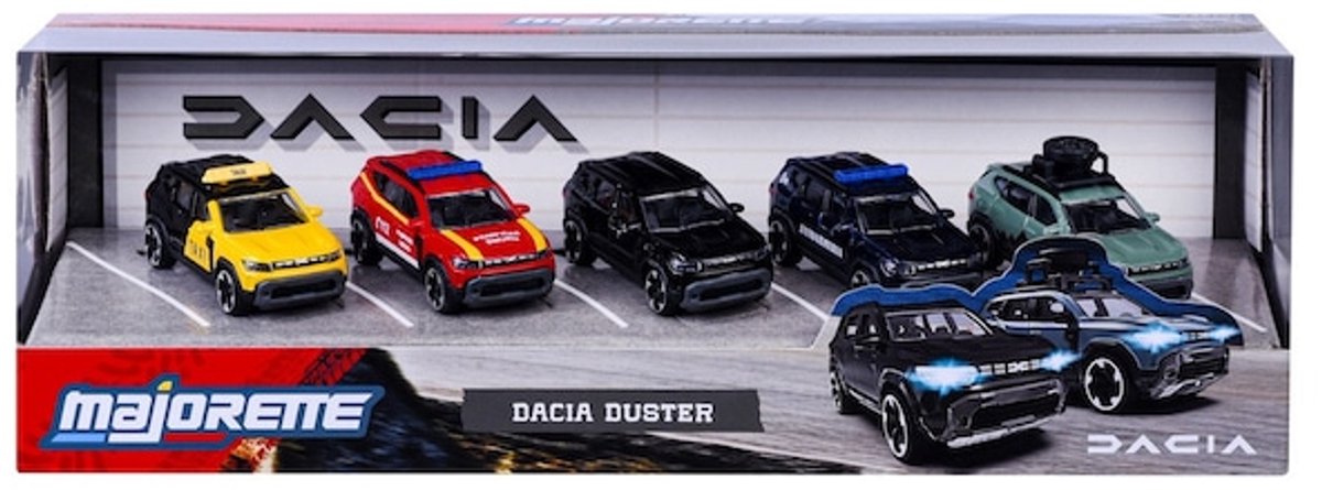 MAJORETTE - Duster Cadeaupakket met 5 voertuigen - Geschikt voor kinderen vanaf 3 jaar