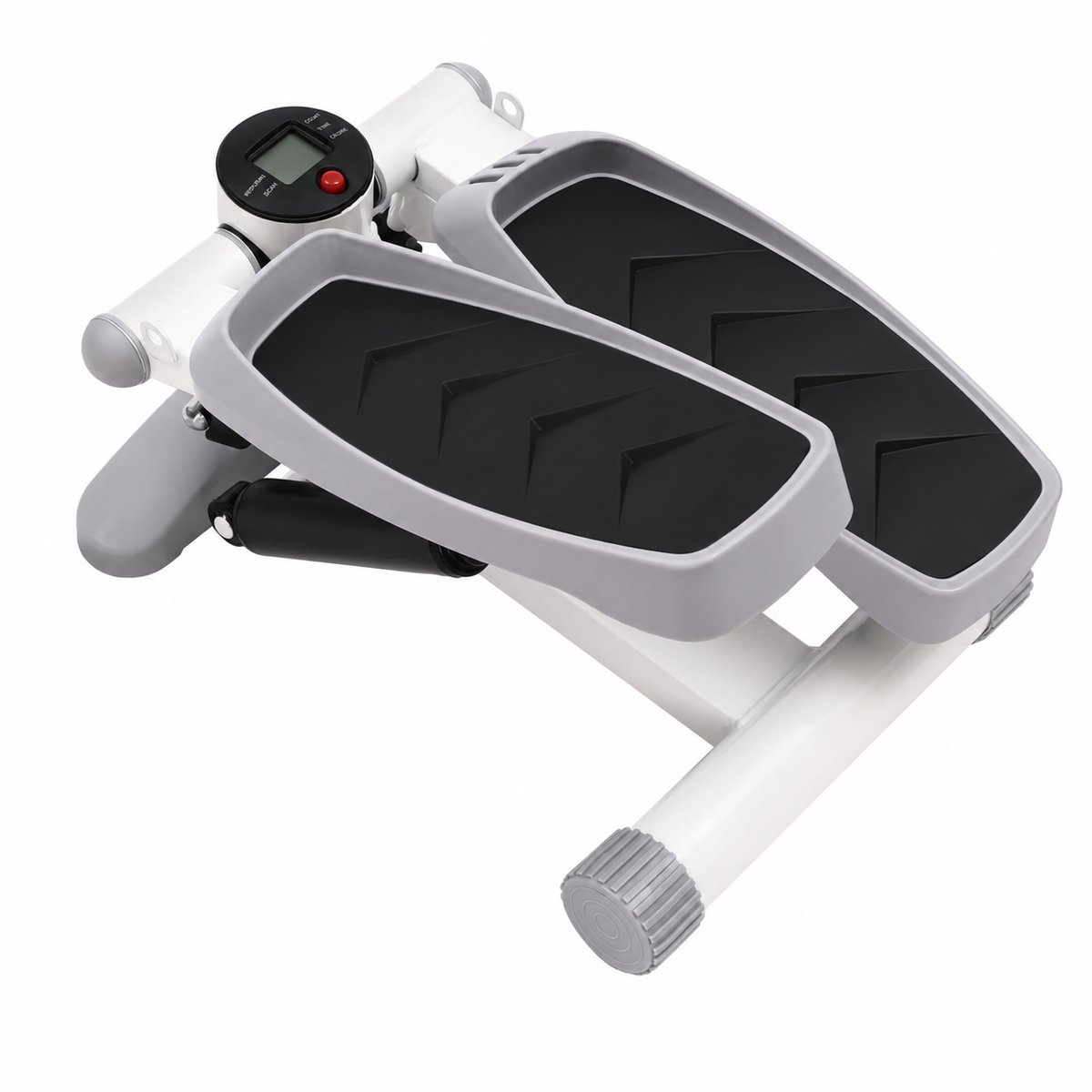 Novari - Stepper - Fitness - Stepper fitness - Cardio - Hometrainer - Digitaal display - Incl. weerstandsbanden - Antislippedalen