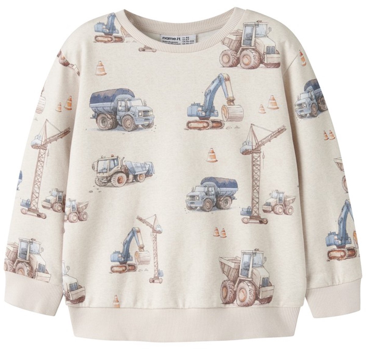 NAME IT - NMMNELSON LS NREG SWEAT BRU BOX - Jongens - Vesten