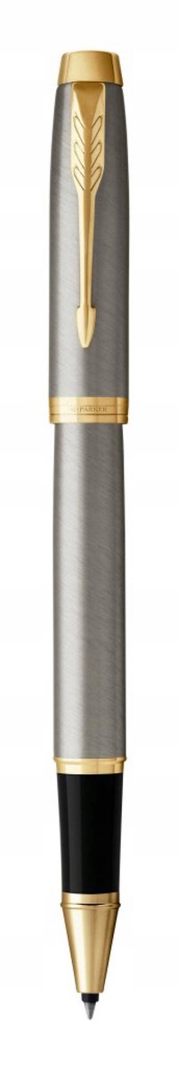 Parker Balpen - Elegante Zilveren Pen met Gouden Accenten