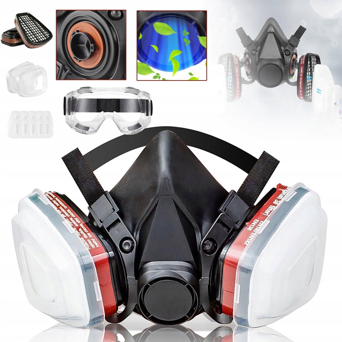 Herbruikbaar Gasmasker - Professionele Ademhalingsbescherming