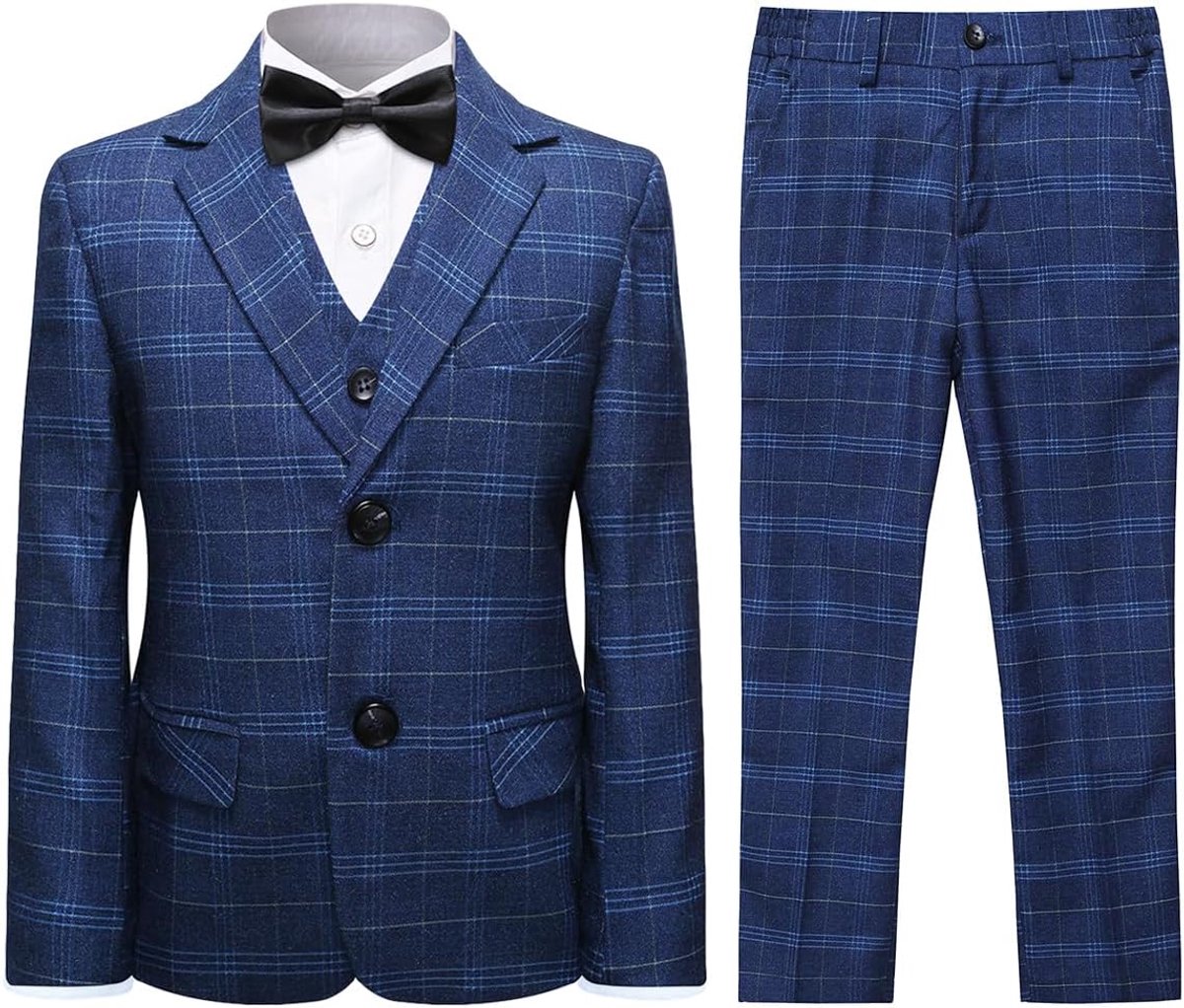 Jongenskostuum driedelig 14 jaar - klassiek mariniersdesign - mooi en dun - perfect voor bruiloften - ShopVlot