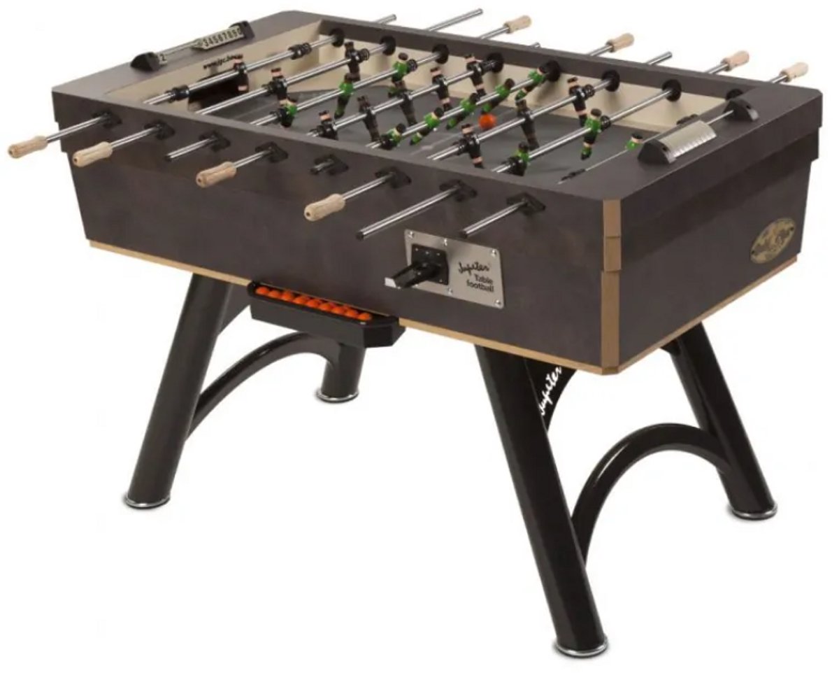 JUPITER GOLDSTAR - VOETBALTAFEL - TAFELVOETBAL - ZOWEL VOOR PROFESSIONEEL & RECREATIEF GEBRUIK - IDEAAL VOOR HORECA - WERKT OP 1€ - KAN OOK OP FREE PLAY - HOOGWAARDIGE MATERIALEN - HOGE AFWERKINGSGRAAD EN BUITENGEWOON SPEELECOMFORT