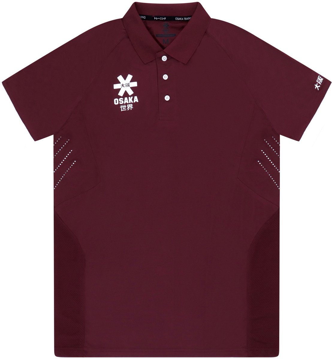 Osaka Men Polo Jersey Rood donker