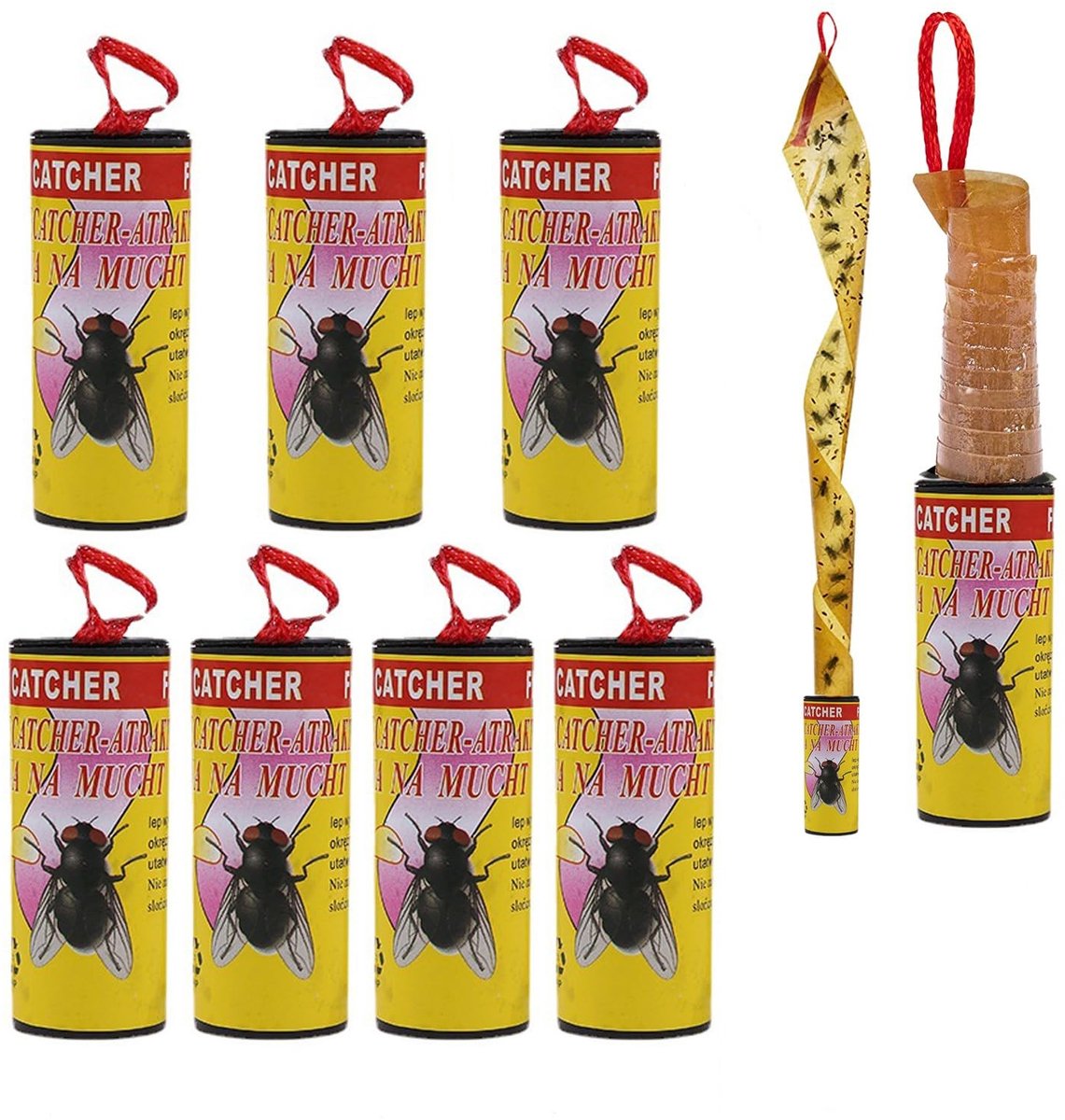 Wespenvangers - Geel - Vliegenvanger Rollen - Plakkerig Papier voor Binnen en Buiten - Voor Effectieve Insectenbestrijding