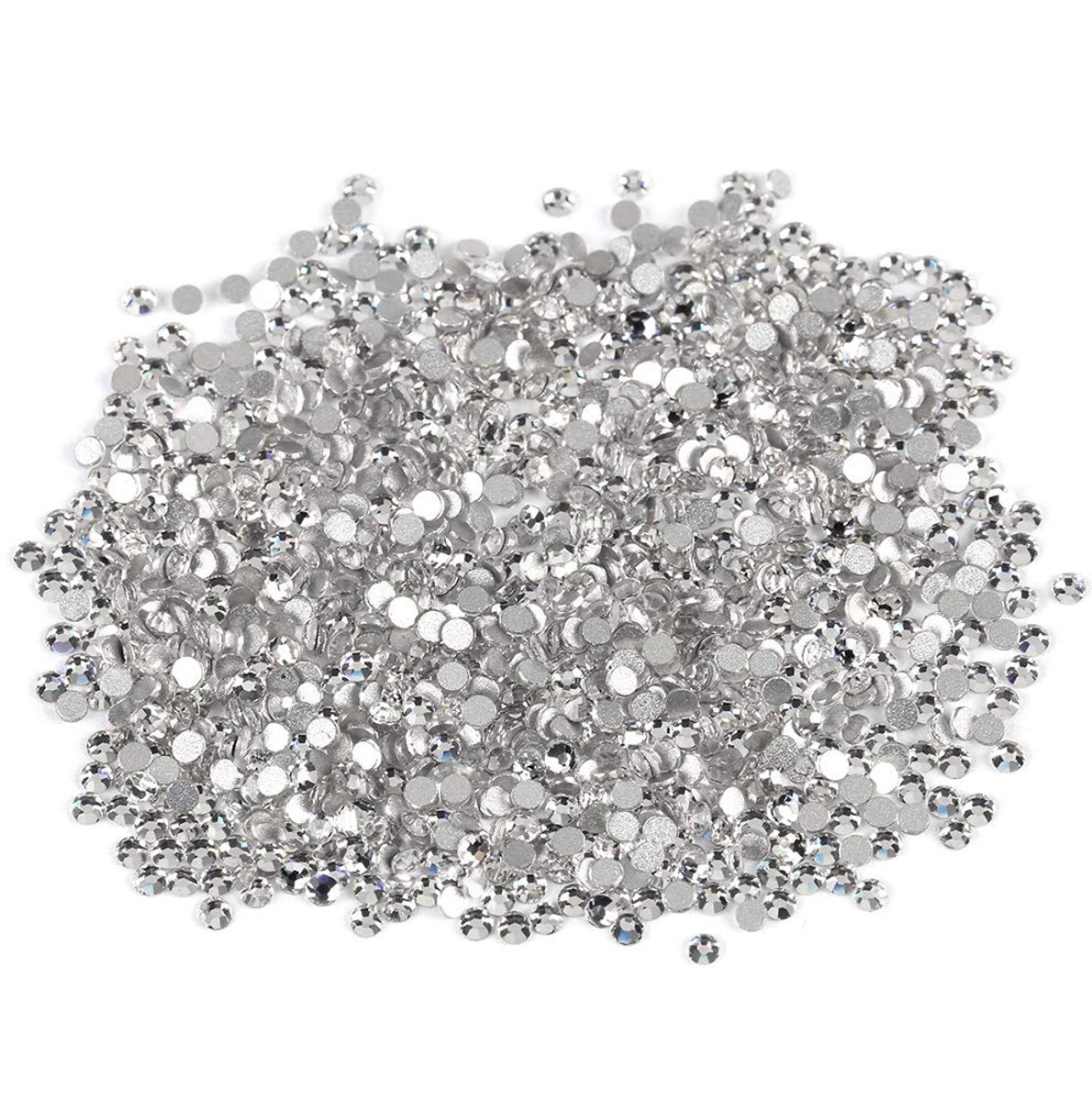 Glas diamantes gems 1440 stks - witte kleur kristal glas - voor nail art en DIY decoraties - ShopVlot