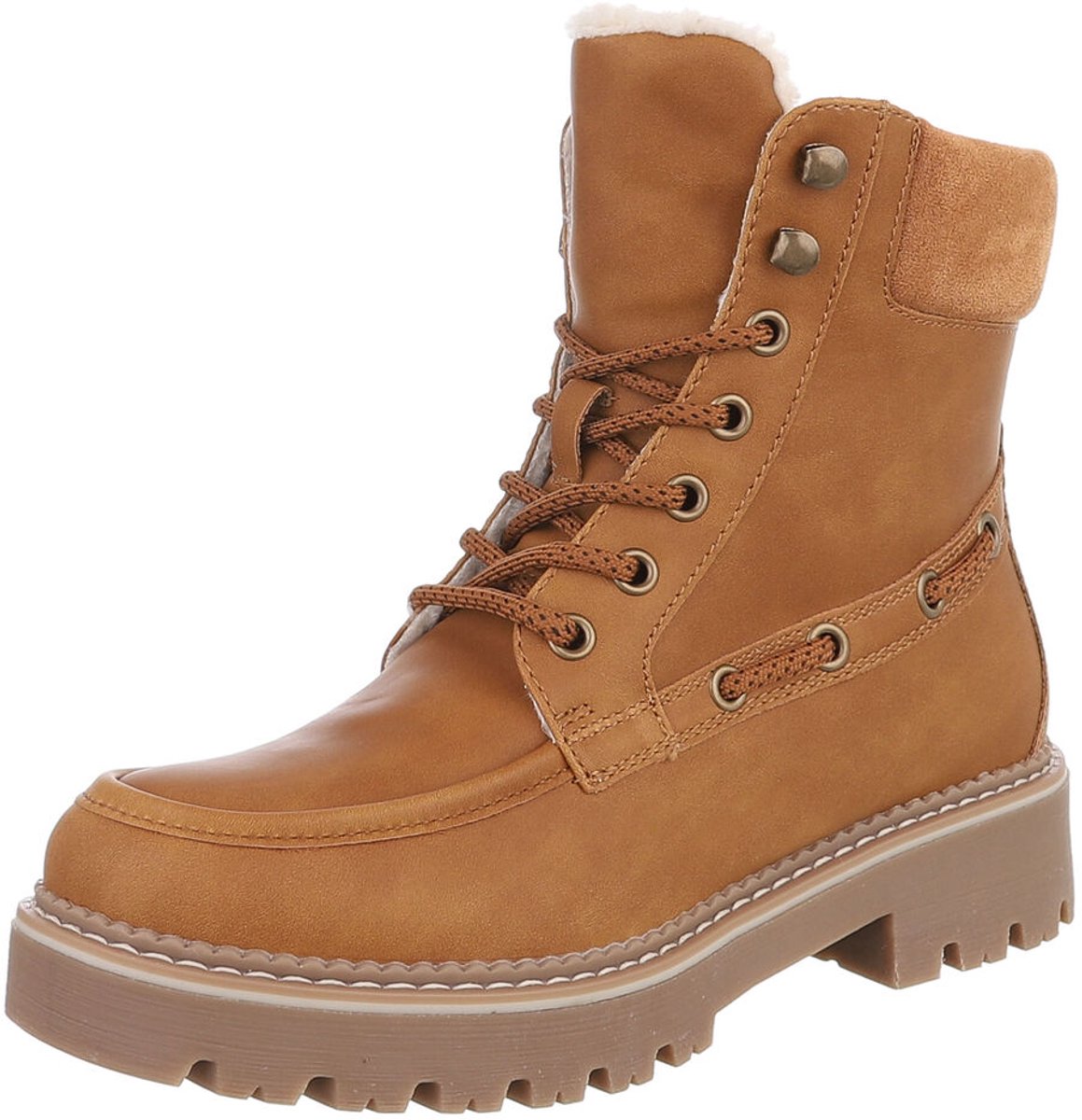 Enkelboot - Vetersluiting - Dames Mt:39