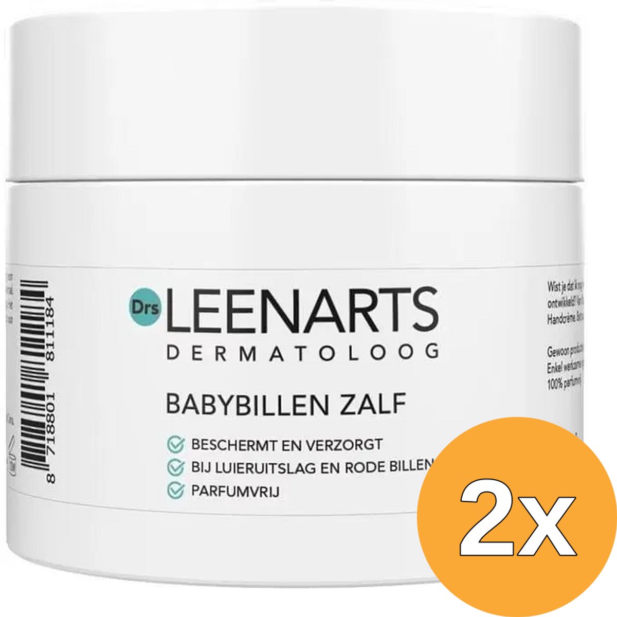 2x Drs Leenarts Babybillen Zalf (125 ml)