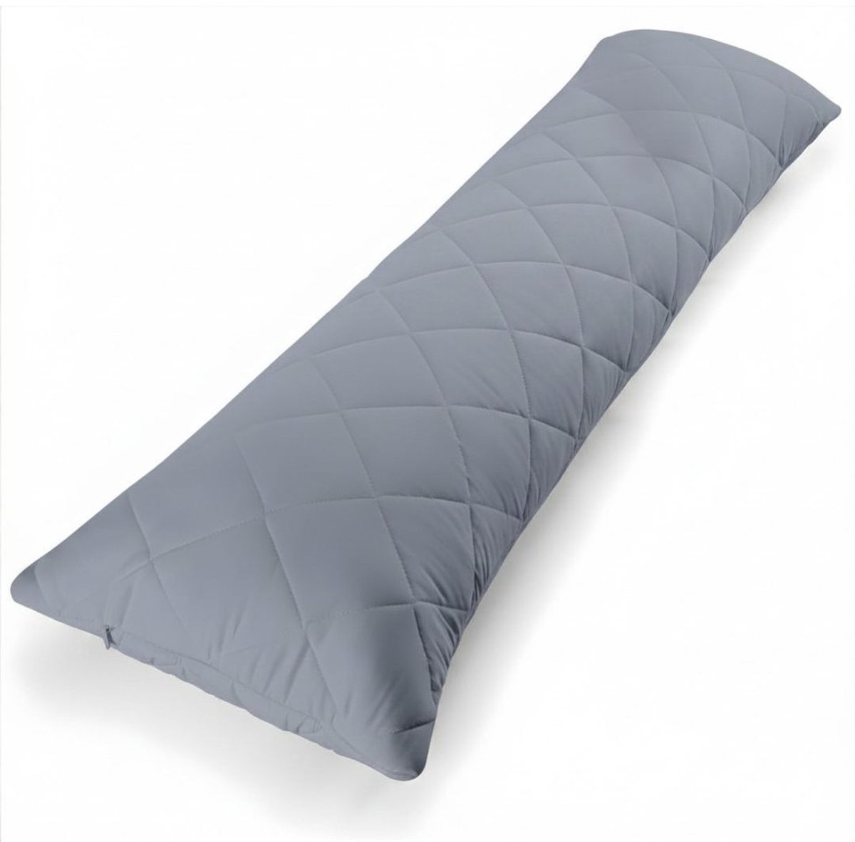 Lìon® Kniekussen - Kniekussen Voor In Bed Zijslapers - Kniekussen Voor In Bed - Grijs - 145cm x 40cm x 1cm