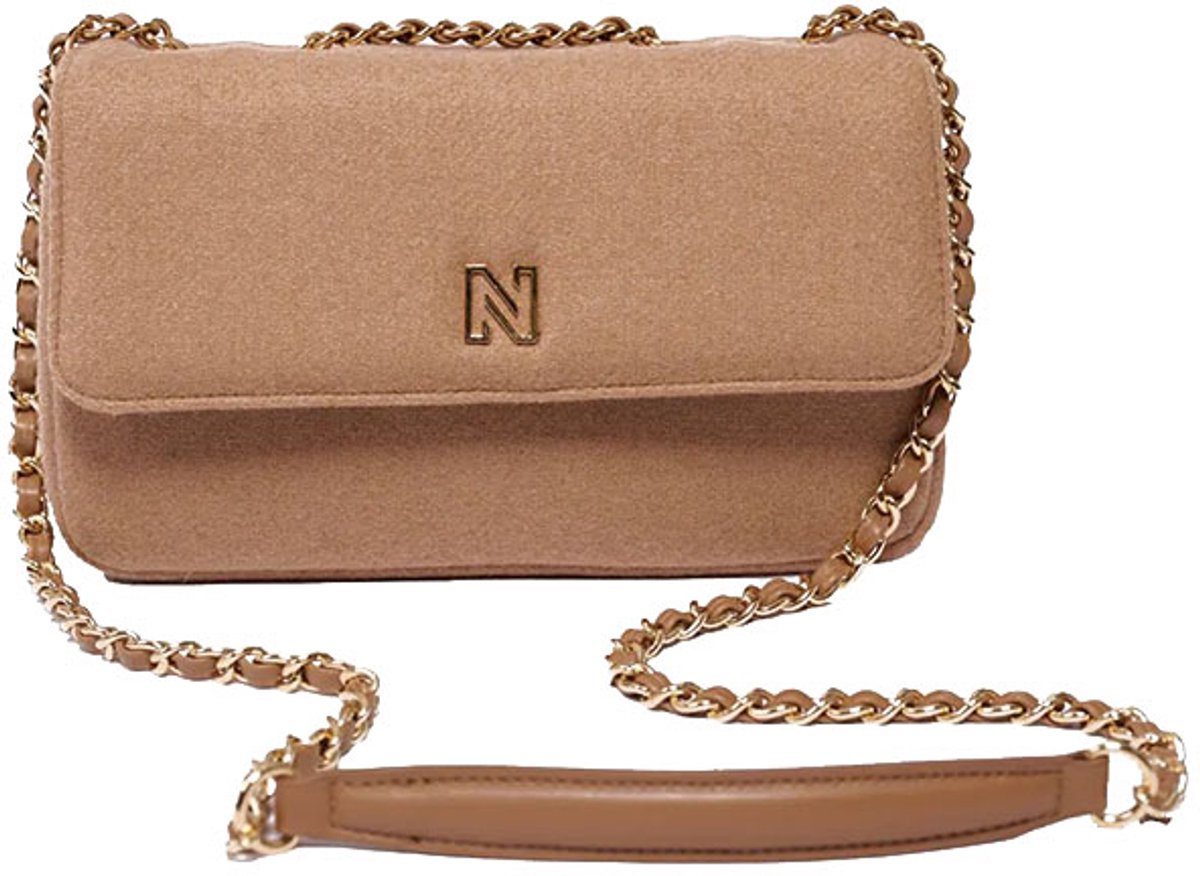 Nikkie Ann Wool Shoulderbag Beige
