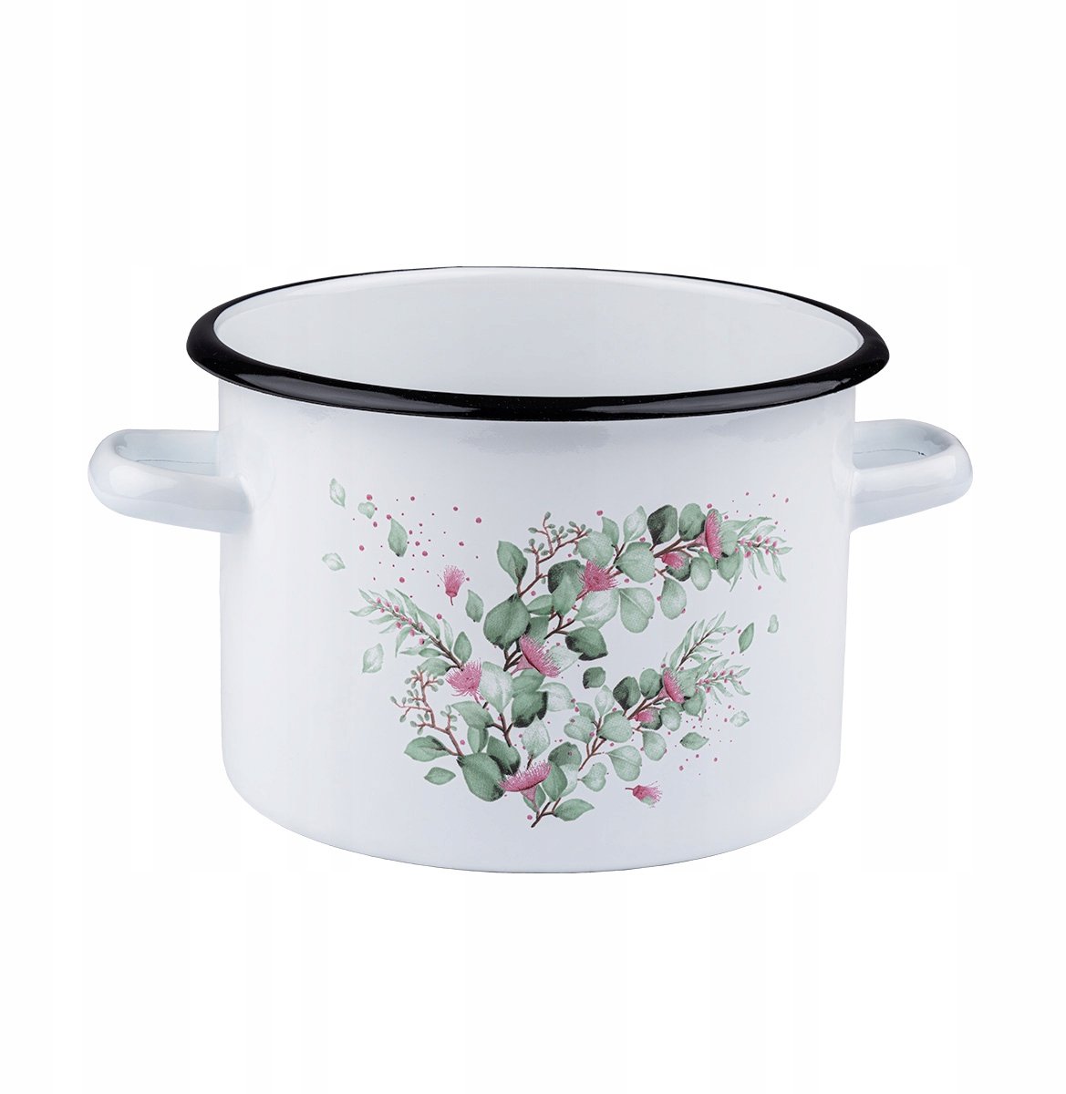 Traditionele Emaille Pan Eucalyptus 18cm 3L - Geschikt voor Alle Fornuizen