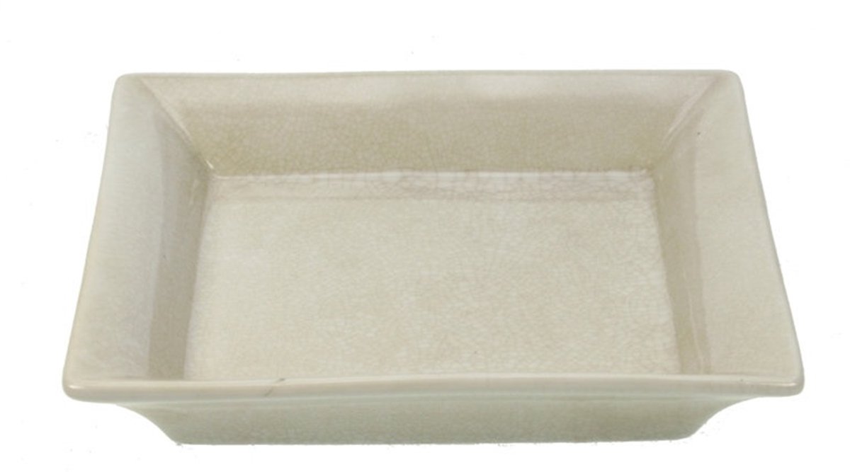 Schaal craq. 17x17x3cm