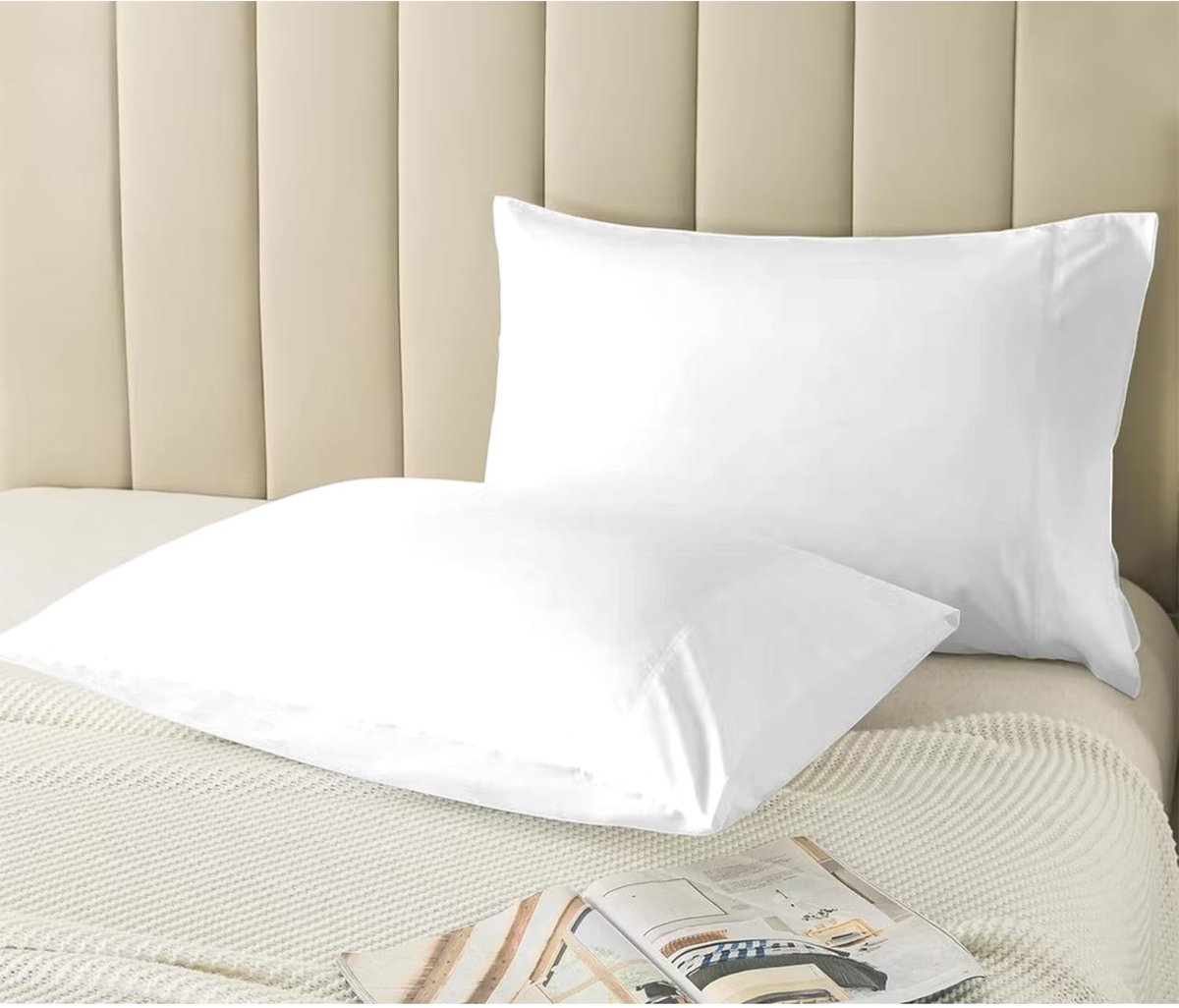 Kussenslopen 50x75 cm - 100% Egyptisch katoen - super zacht - hotelkwaliteit - ShopVlot