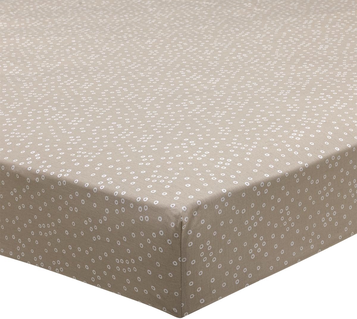 Hoeslaken 140 x 190 cm - bamboe - bedrukt - ademend en vochtregulerend - ShopVlot