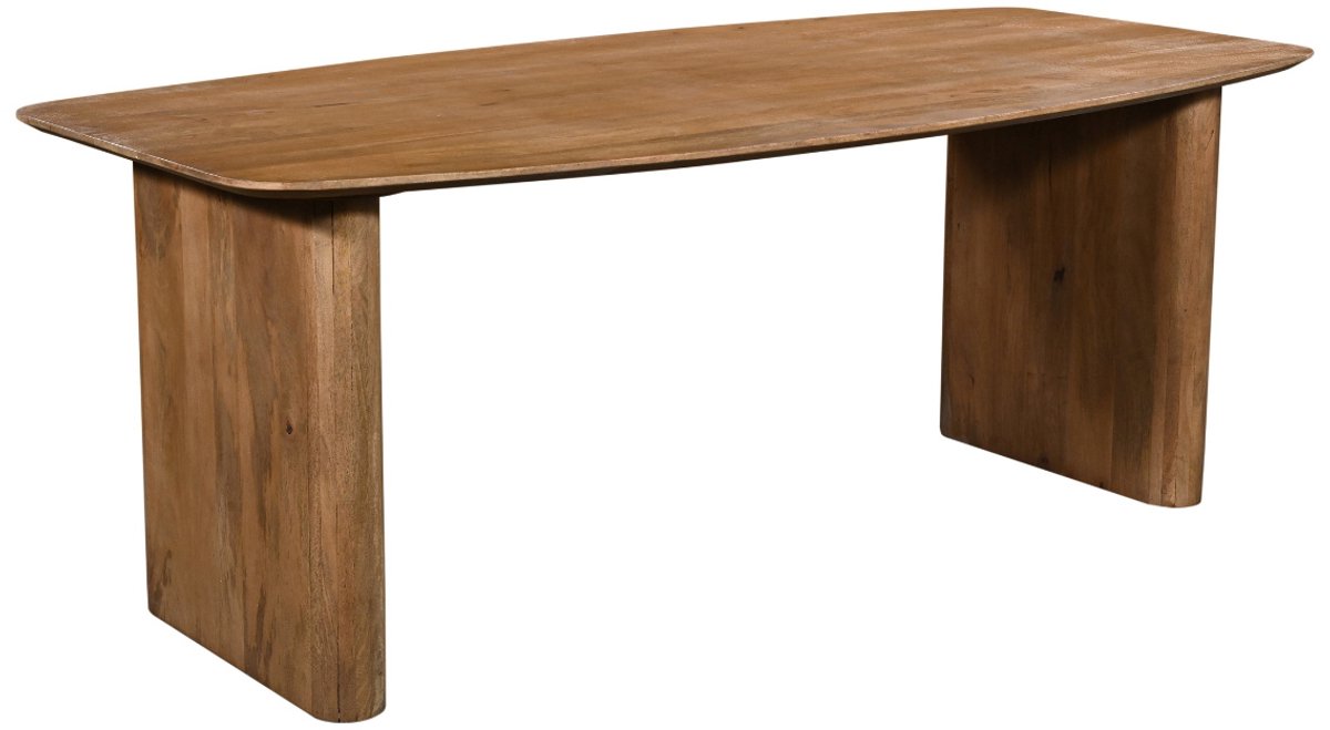 Giga Meubel Eettafel Dai - Deens Ovaal - Naturel - Mangohout - 200cm