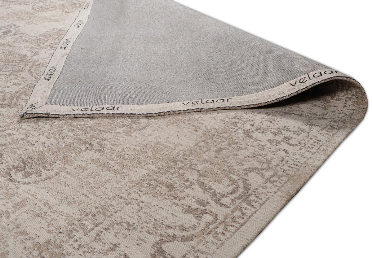 Vloerkleed 160x230cm Grijs - Polyester - Vloerkleed Durban - Giga Living