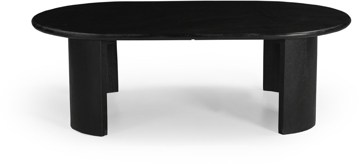 Giga Meubel Salontafel Maikel - Ovaal - Mangohout - 120cm