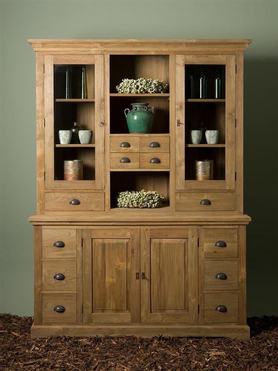 Tower Living Buffetkast Bologna - Bruin Hout - 164x50x220cm