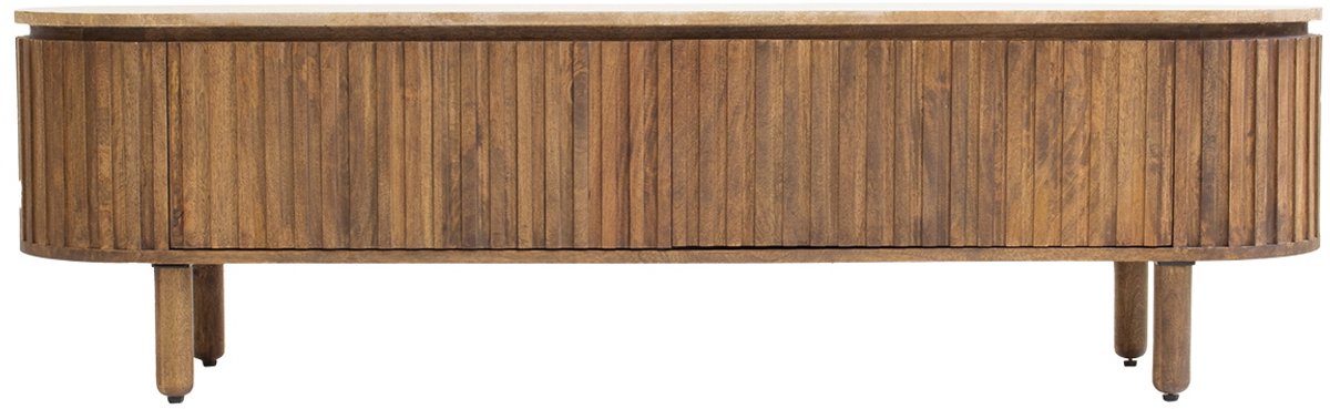 Giga Meubel Tv-Meubel Myra - Mangohout/Travertin - Bruin - 175cm