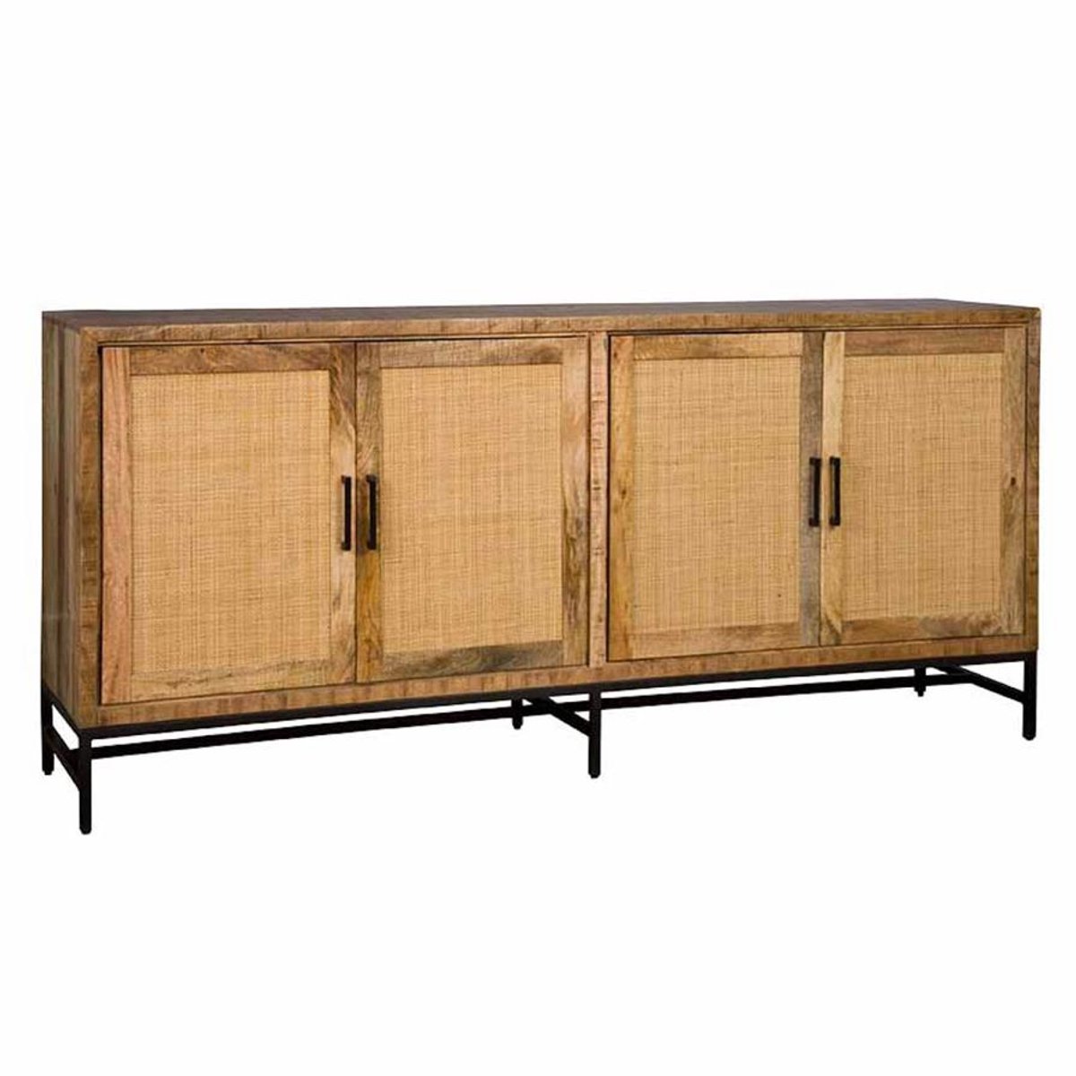 Tower Living Dressoir Carini - Naturel Hout - 200x45x90cm