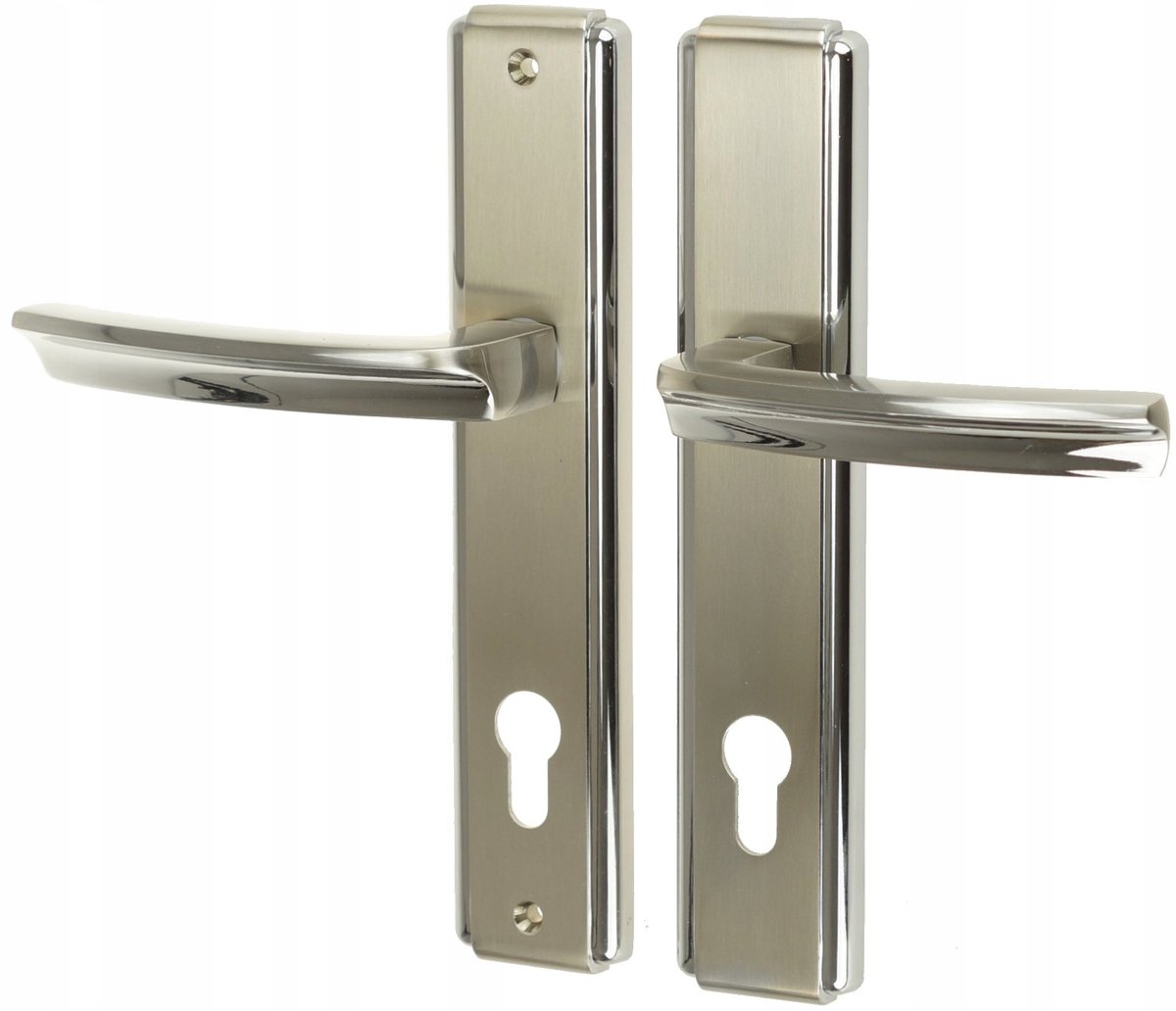 Rechter Buitendeur Klink Lotus 72mm Nikkel Chroom