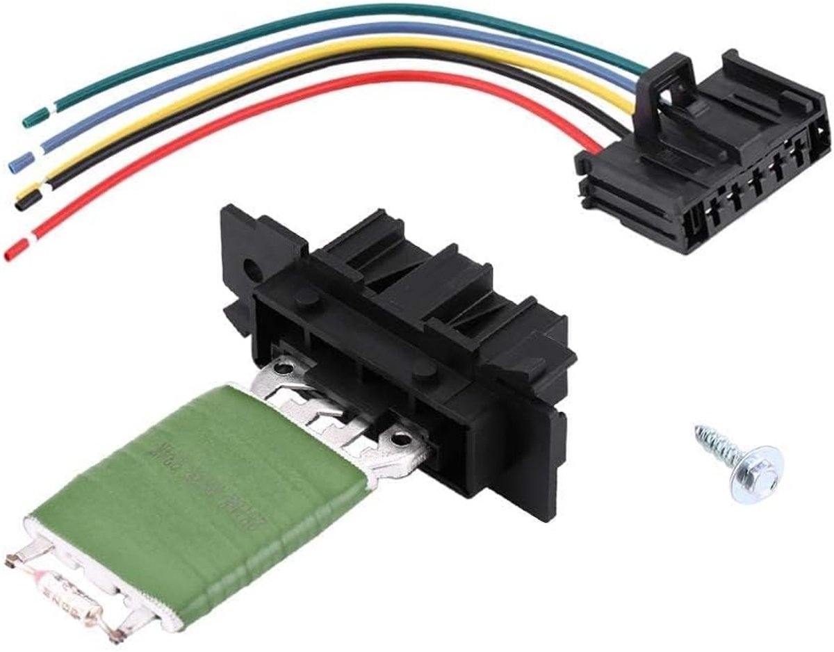 Blower Resistor - Verwarmingsmotor Blower Fan - Met bedrading reparatieplug - Geschikt voor Grande Punto en Qubo - ShopVlot