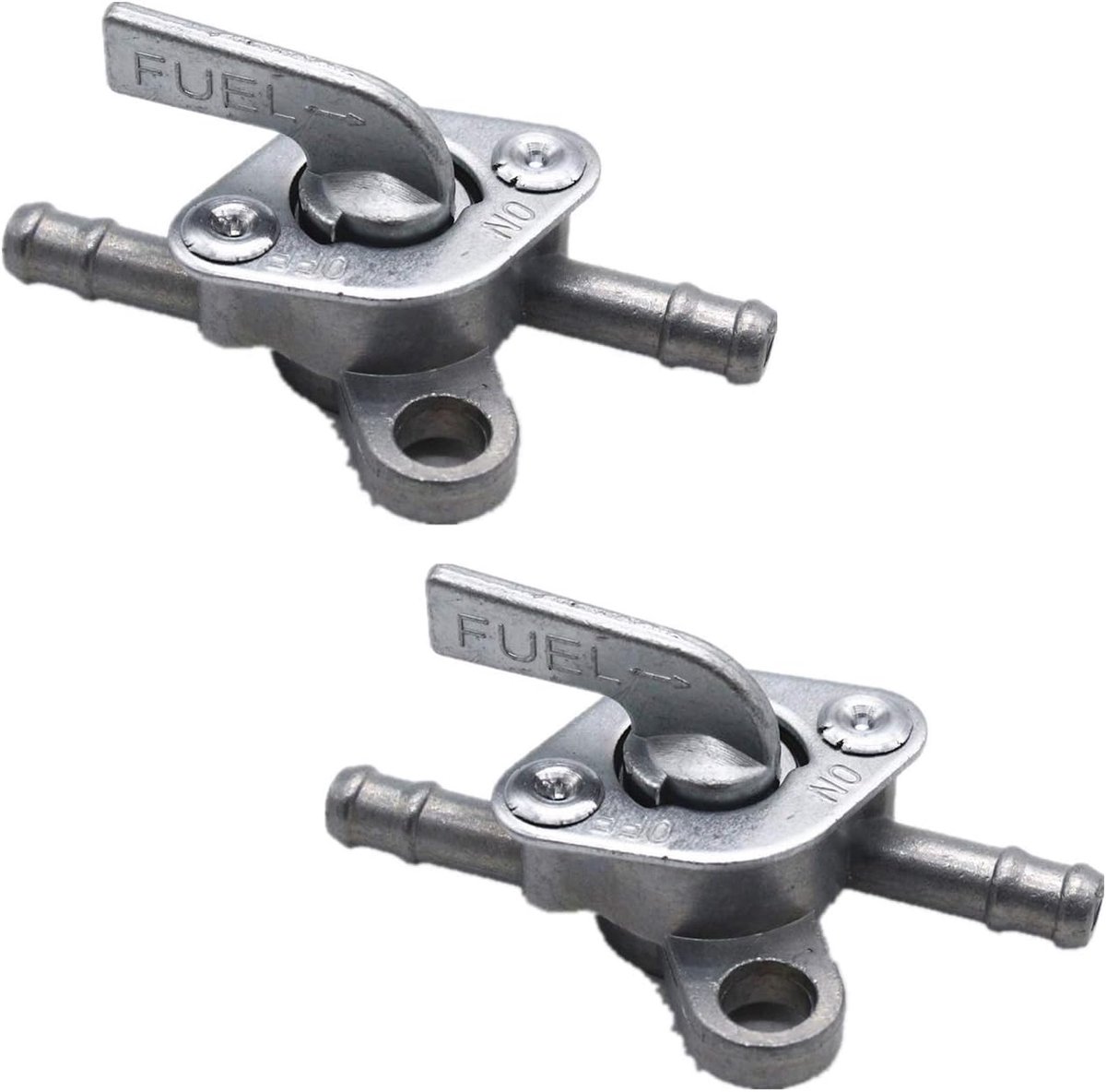Brandstofkraan 6mm - 2 stuks - Voor 90cc tot 140cc motoren - Betrouwbare brandstofregeling - ShopVlot