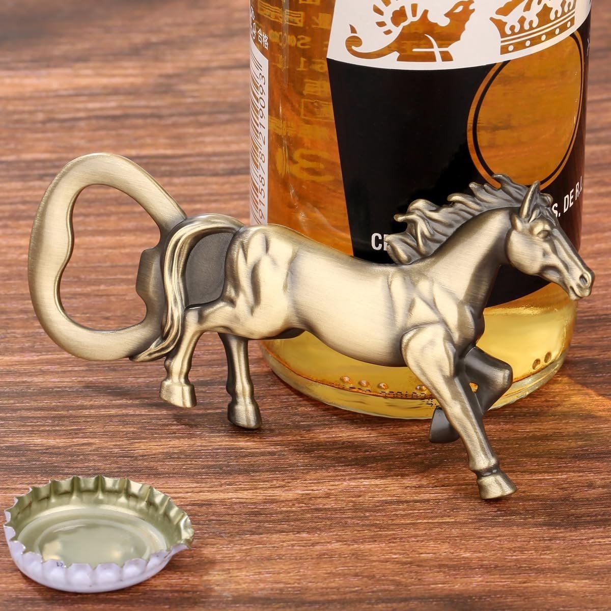Flessenopener - Brons - Met Geschenkdoos - Paardontwerp - Voor Paardenliefhebbers