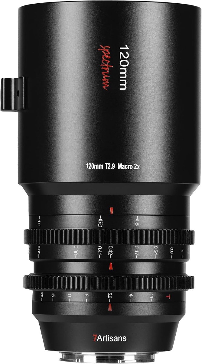 Cine lens 120mm T2.9 - Macro 2X - Handmatige focus - Ontdek de micro wereld - ShopVlot
