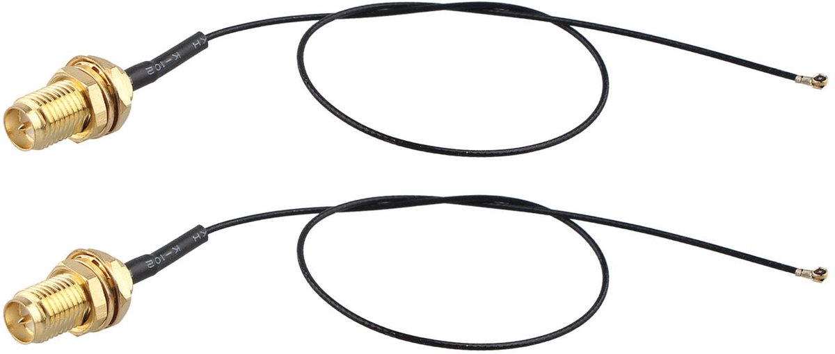 WiFi antenne verlengkabel 20cm - U.FL IPX MHF4 naar RP-SMA Female - hoge kwaliteit - ideaal voor netwerkadapter - ShopVlot