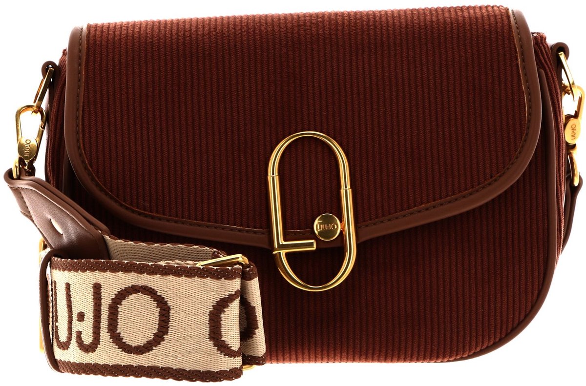 LIU JO schoudertas Zlata Crossbody Suede terracotta