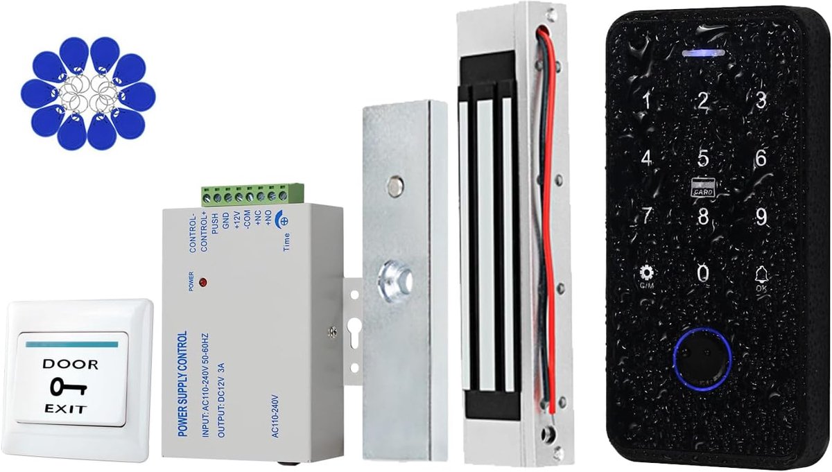Toegangscontrolesysteem toetsenbord - Biometrisch vingerafdruk - Waterdicht IP68 - Handig voor buitengebruik - ShopVlot