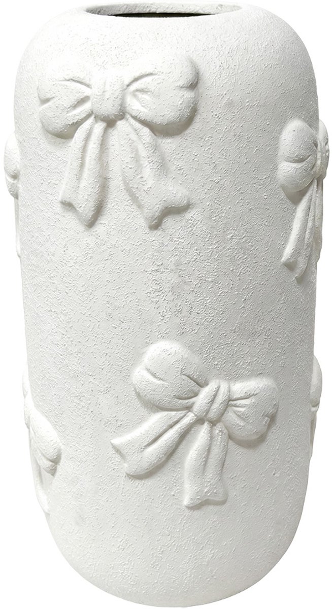 Clayre & Eef Vaas Wit Terracotta