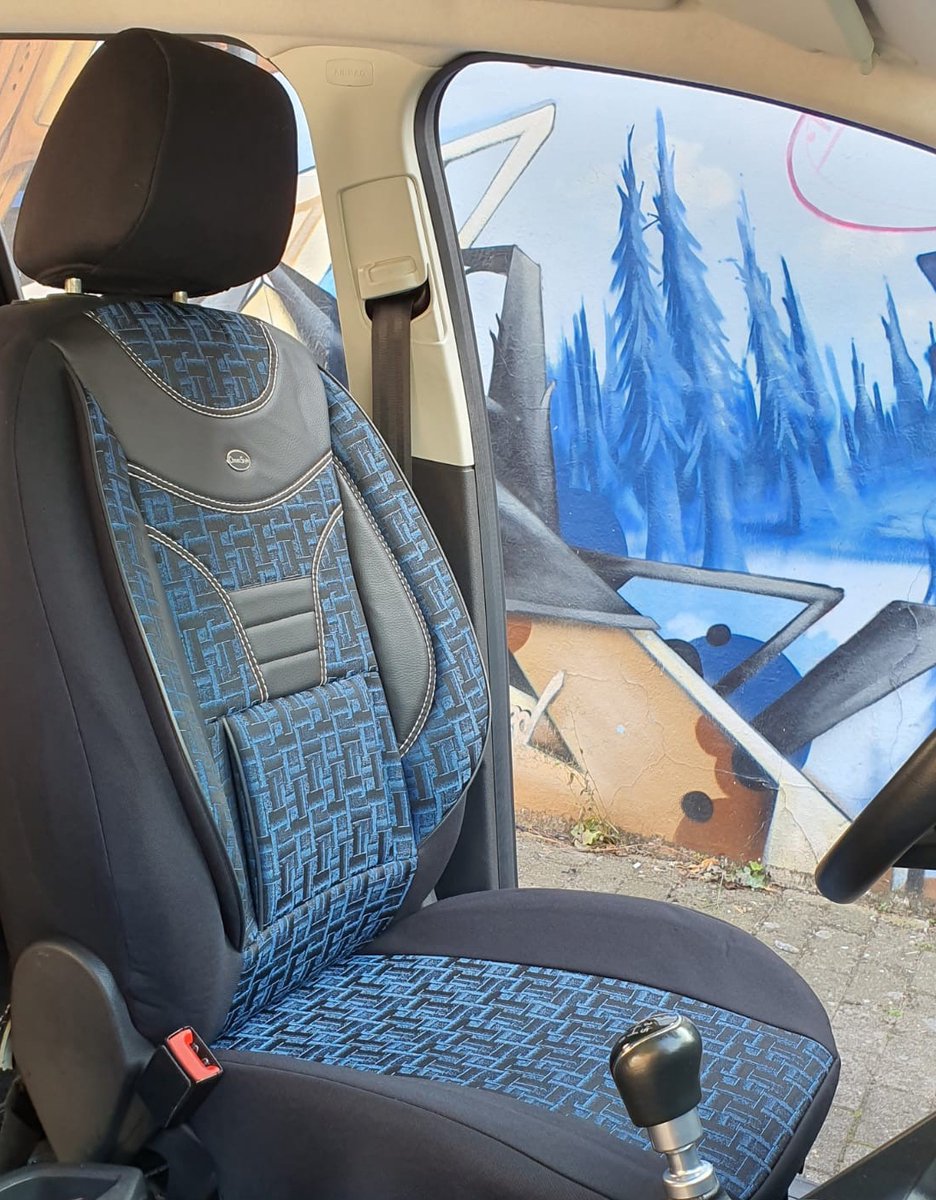 Stoelhoezen voor Nissan Nissan NV300 BJ vanaf 2016 incl. Dubbele Passagiersbank in