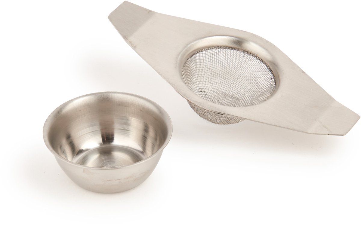La Cafetière - Thee-ei - RVS - Dubbel Handvat - Met Lekbakje