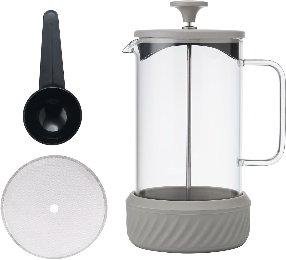 La Cafetière - Zero Cafetière - RVS - No Mess - Crème - 8 Kops - 1000ml