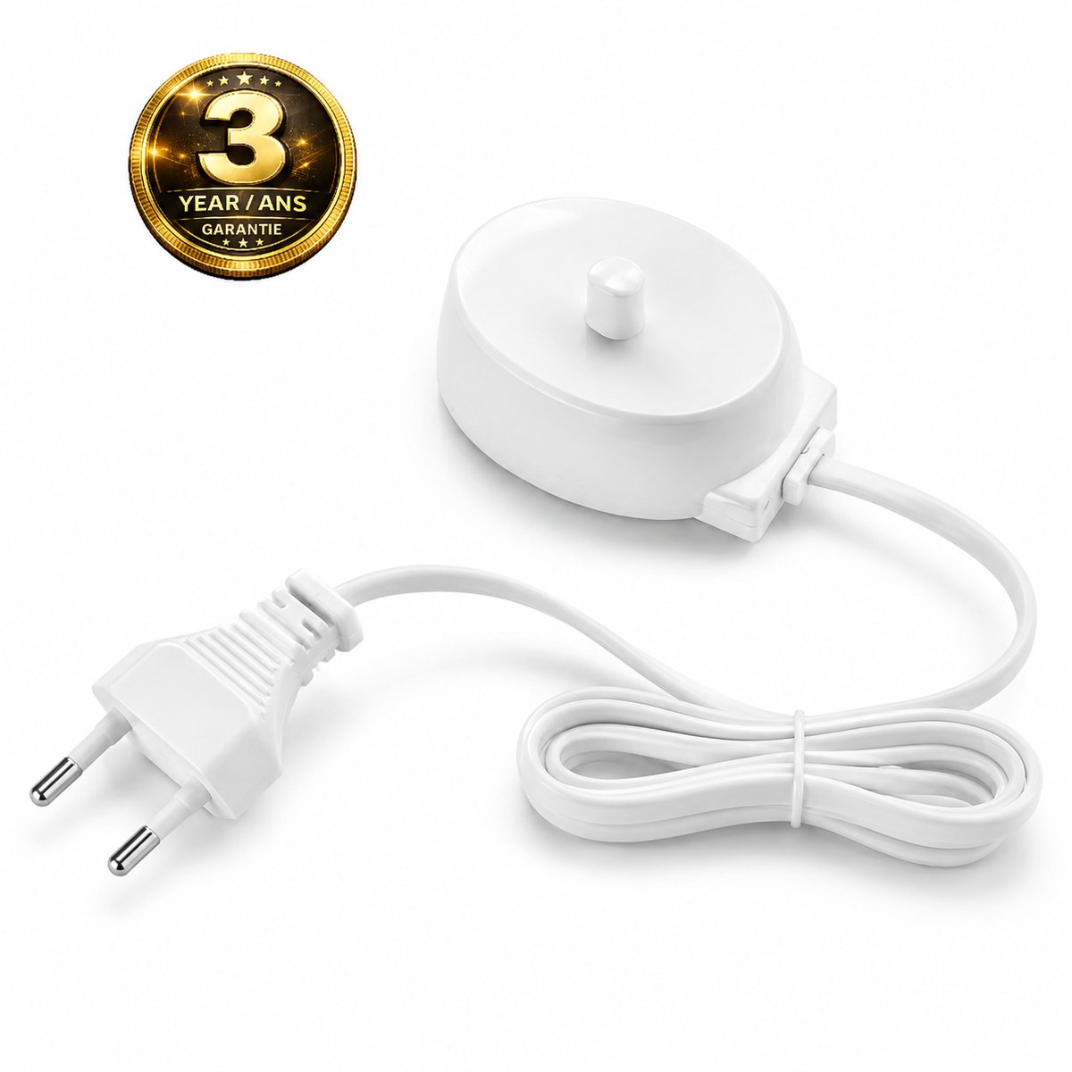 Oplader geschikt voor Oral-B elektrische tandenborstel – Compact – 100-240V – 90cm snoer – Lader vervangt model 3757