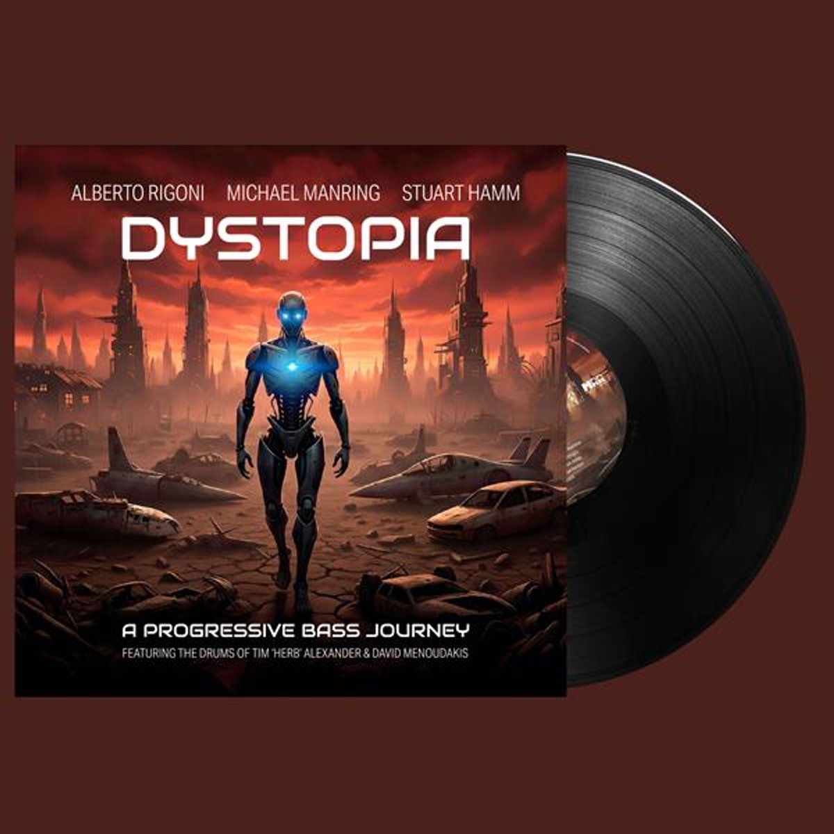 Rigoni, Alberto & Michael Manring & Stuart Hamm - Dystopia (LP)