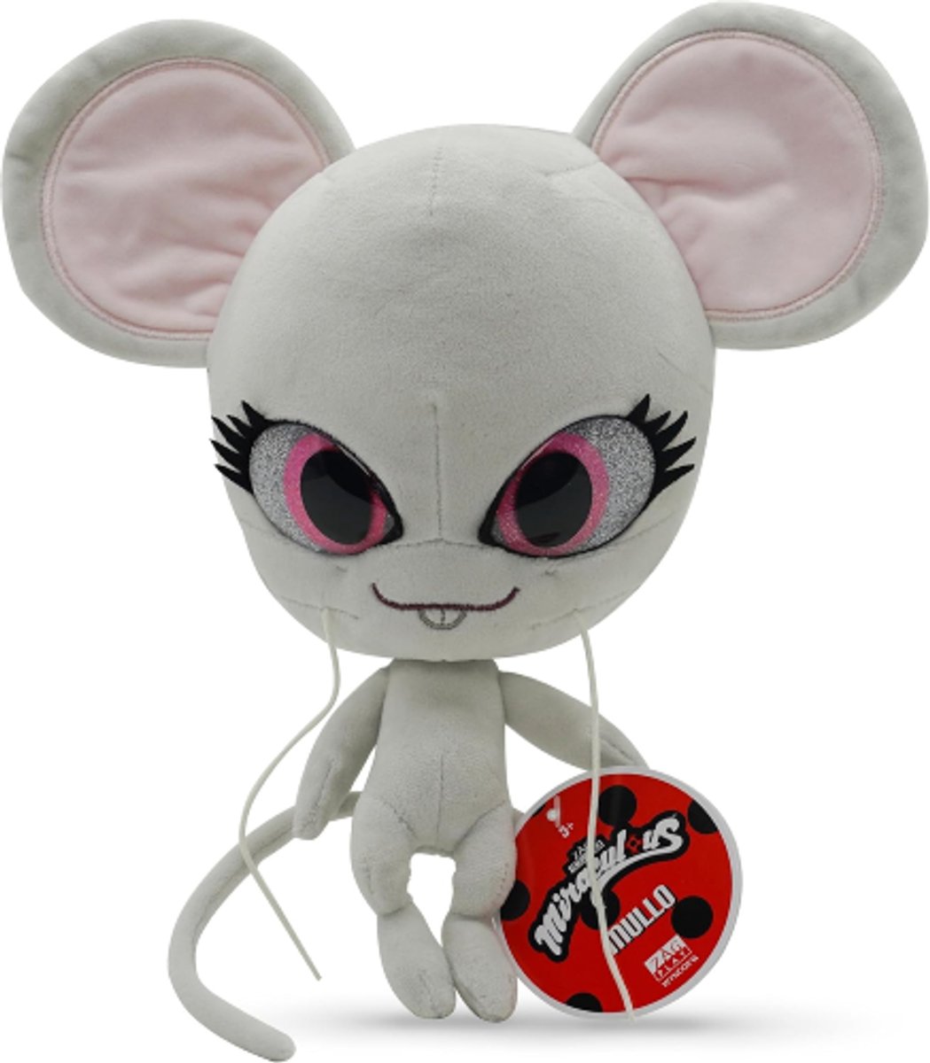 Mullo - Miraculous Pluche Knuffel 24 cm - Speelgoed Knuffels voor Kinderen Jongens Meisjes - Miraculous Ladybug Plush