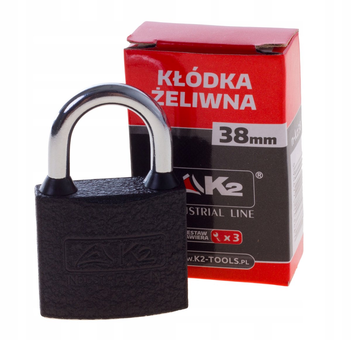 Robuuste Merkloze IJzeren Beugelslot 38mm met Patentcilinder