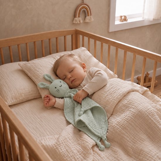 Muntwolk - Hydrofiel Knuffeldoekje Baby - Droomdotje van Merkloos — afbeelding 5