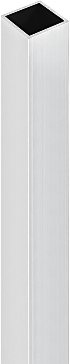 Vierkante buis 25mm x 25mm x 2mm - 6063 aluminium - ideaal voor industrieel gebruik - perfecte constructie - ShopVlot