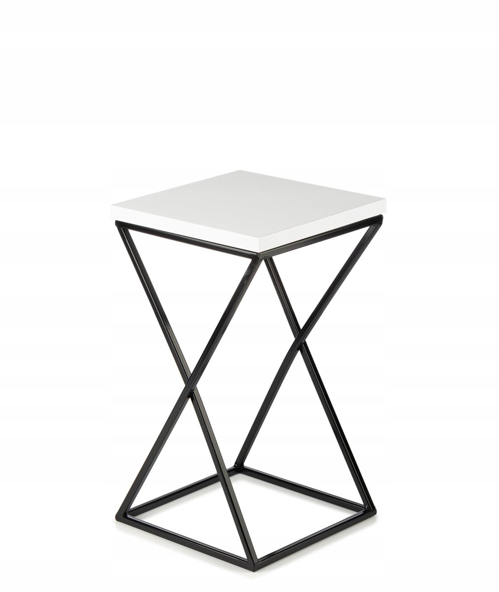 Merkloos Metalen Plantenstandaard met MDF Tafelblad - Stijlvol Loft Design