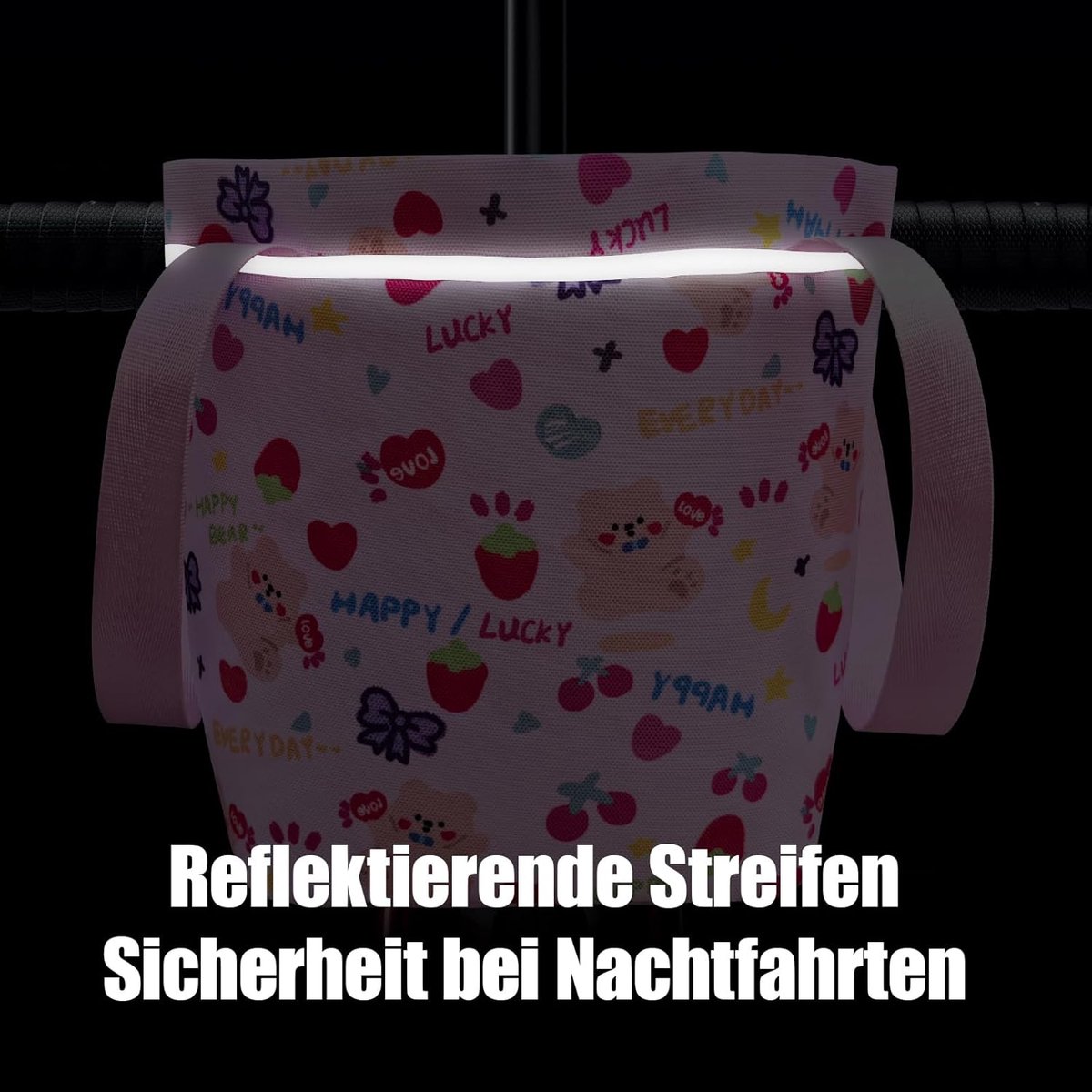 Stuurtas voor kinderen - kleurrijk - fietsmand - handige opbergplaats voor speelgoed - ShopVlot
